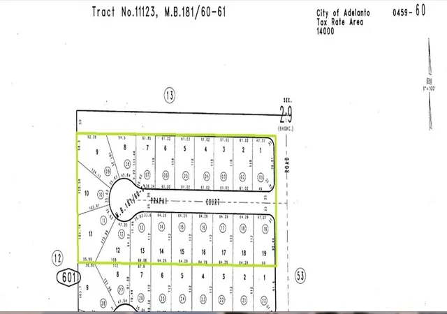 Photo 1 of Land for sale at 459601 0119 Prapi Ct, Adelanto, CA 92301 | MLS# HD23044238 | Listing updated on 2026-06-13