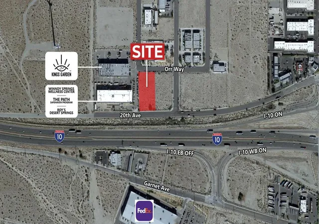 Photo 2 of Land for sale at 0 20th And I 10, Palm Springs, CA 92262 | MLS# 219094446DA | Listing updated on 2026-10-06