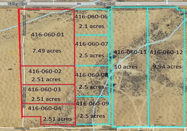 Photo 2 of Land for sale at 0 Valley Blvd, Tehachapi, CA 93561 | MLS# SR24022026 | Listing updated on 2026-03-06