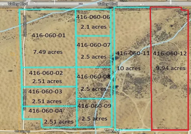 1st image of 0 Valley, Tehachapi, CA 93561 | MLS# SR24022091