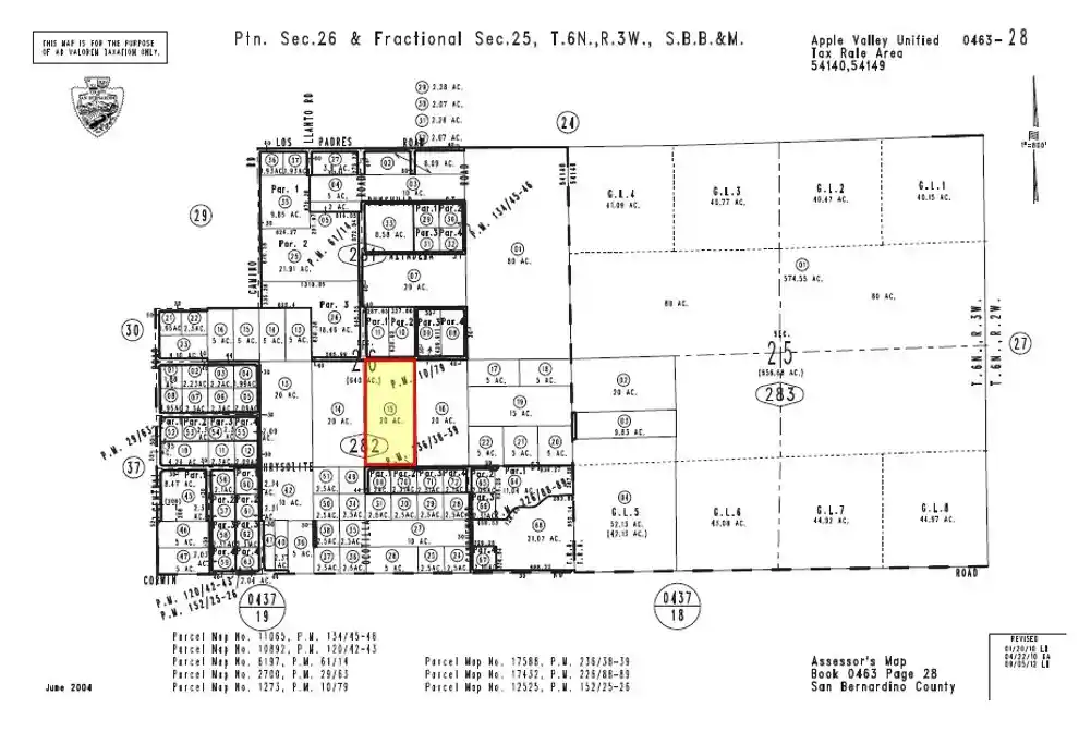 Photo 1 of Land for sale at 0 Gustine St, Apple Valley, CA 92307 | MLS# HD24060648 | Listing updated on 2026-10-13