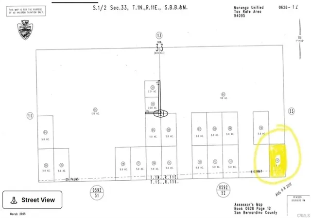 Photo 1 of Land for sale at 0 Twentynine Palms Hwy, 29 Palms, CA 84299 | MLS# NP24173964 | Listing updated on 2026-10-07