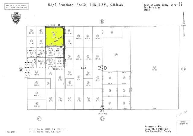 Photo 1 of Land for sale at 0 Arcata Rd, Apple Valley, CA 92307 | MLS# SW24179234 | Listing updated on 2026-10-06