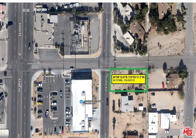 1st image of 0 Ocotillo Ave, Twentynine Palms, CA 92277 | MLS# 24466483