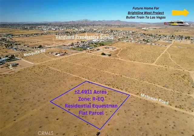 Photo 1 of Land for sale at 0 Matawan Rd, Apple Valley, CA 92308 | MLS# HD24245195 | Listing updated on 2026-06-30