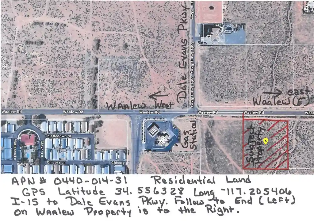 Photo 1 of Land for sale at 31 Waalew Rd, Apple Valley, CA 92308 | MLS# HD24252154 | Listing updated on 2026-10-28