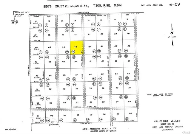 1st image of 0 Echolake, California Valley, CA 93453 | MLS# SC25007694