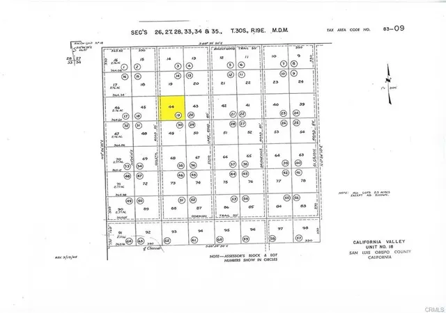 1st image of 0 Goleta, California Valley, CA 93453 | MLS# SC25007699