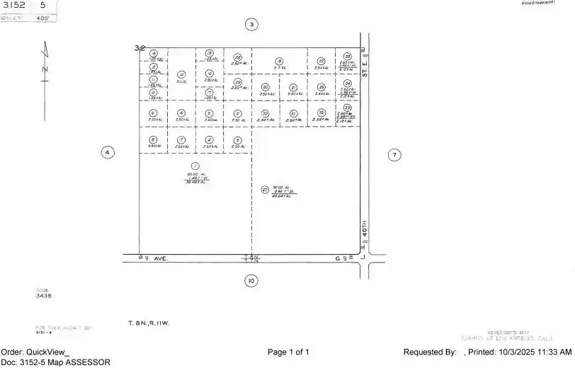 Photo 1 of Land for sale at 10 38th Street E, Lancaster, CA 93535 | MLS# HD25020115 | Listing updated on 2026-07-30