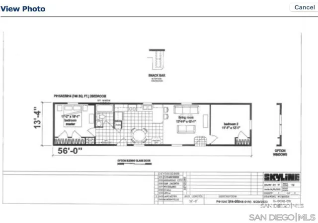 Photo 2 of Manufactured home for sale at 725 W Thornton Ave #72, Hemet, CA 92543 | MLS# 250018183SD | Listing updated on 2026-09-24