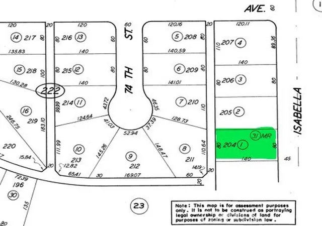 Photo 2 of Land for sale at 0 Tract 2779 Block Lot 204, California City, CA 93505 | MLS# PW24252378 | Listing updated on 2026-06-04