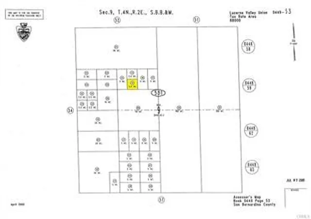Photo 3 of Land for sale at 0 Rose, Lucerne Valley, CA 92356 | MLS# SW25054478 | Listing updated on 2025-12-31