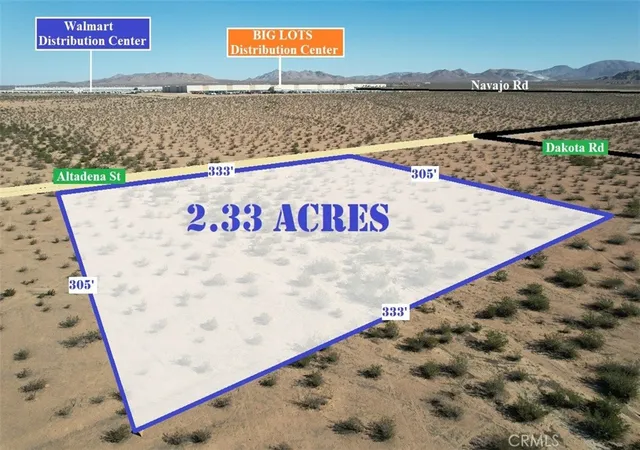 Photo 1 of Land for sale at 0 Altadena St, Apple Valley, CA 92307 | MLS# HD25061200 | Listing updated on 2026-07-11