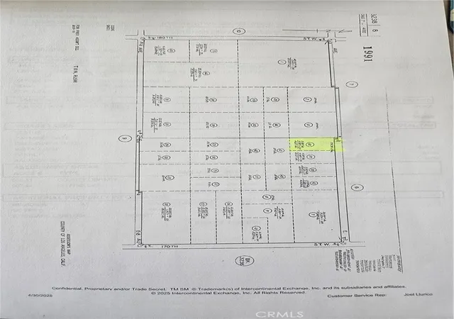 Photo 1 of Land for sale at 175 Ave E Vic Stw, Fairmont, CA 93536 | MLS# DW25096858 | Listing updated on 2026-05-27