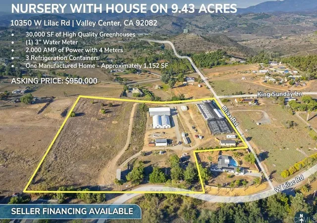 Photo 1 of Land for sale at 10350 W Lilac, Valley Center, CA 92082 | MLS# NDP2505461 | Listing updated on 2025-10-02