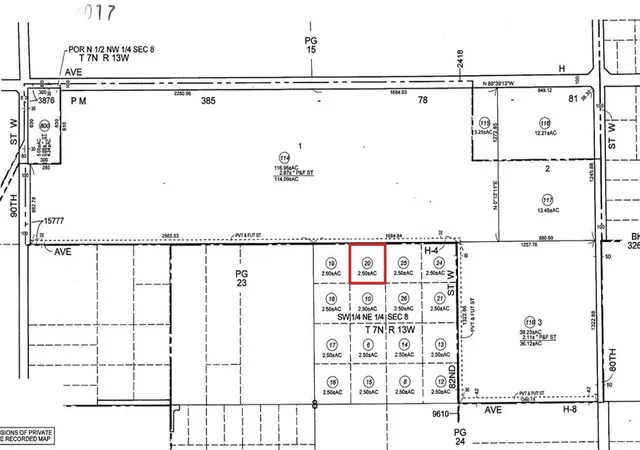 Photo 1 of Land for sale at 0 Ave H4 And 83rd St W, Lancaster, CA 93536 | MLS# SR25131010 | Listing updated on 2026-06-12