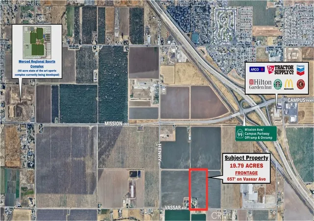 Photo 1 of Land for sale at 2260 Vassar Ave, Merced, CA 95341 | MLS# MC25117715 | Listing updated on 2026-05-30