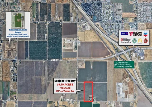 Photo 2 of Land for sale at 2230 Vassar Ave, Merced, CA 95341 | MLS# MC25117734 | Listing updated on 2026-05-30