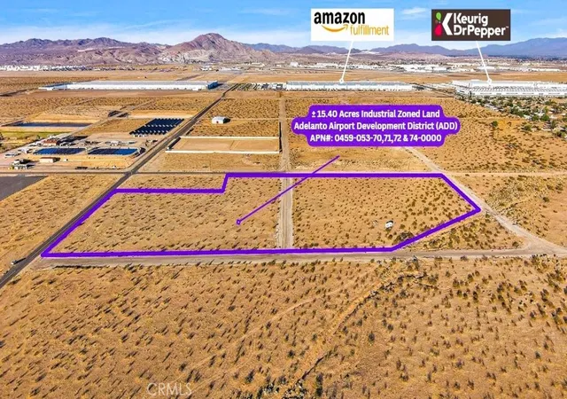 Photo 1 of Land for sale at 70 Jonathan St, Adelanto, CA 92301 | MLS# HD25138095 | Listing updated on 2026-09-29