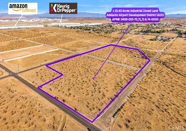 Photo 2 of Land for sale at 70 Jonathan St, Adelanto, CA 92301 | MLS# HD25138095 | Listing updated on 2026-09-29