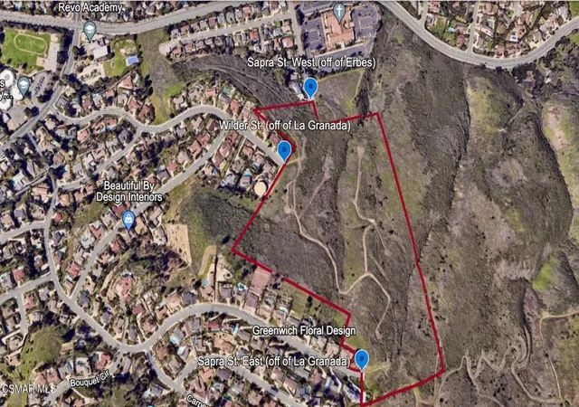 Photo 2 of Land for sale at Wilder & Sapra St, Thousand Oaks, CA 91362 | MLS# 225003223 | Listing updated on 2026-10-05
