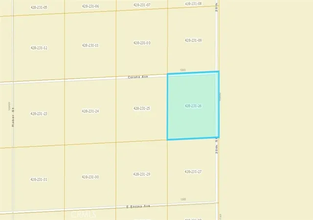 4th image of 0 20th Street, Mojave, CA 93501 | MLS# SR25144524