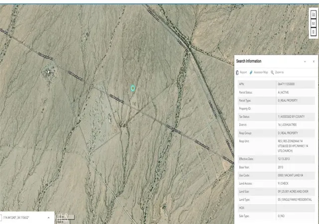 Photo 1 of Land for sale at 0 Old Parker Rd, Earp, CA 92242 | MLS# IG25143611 | Listing updated on 2026-06-19