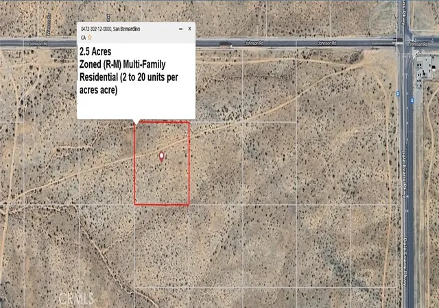 4th image of 47230212 S Of Johnson Rd, Apple Valley, CA 92307 | MLS# HD25179395