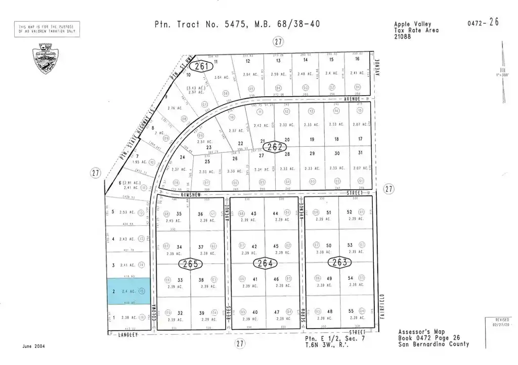 Photo 1 of Land for sale at 0 Coloma Rd #7, Apple Valley, CA 92307 | MLS# HD25215810 | Listing updated on 2026-08-01