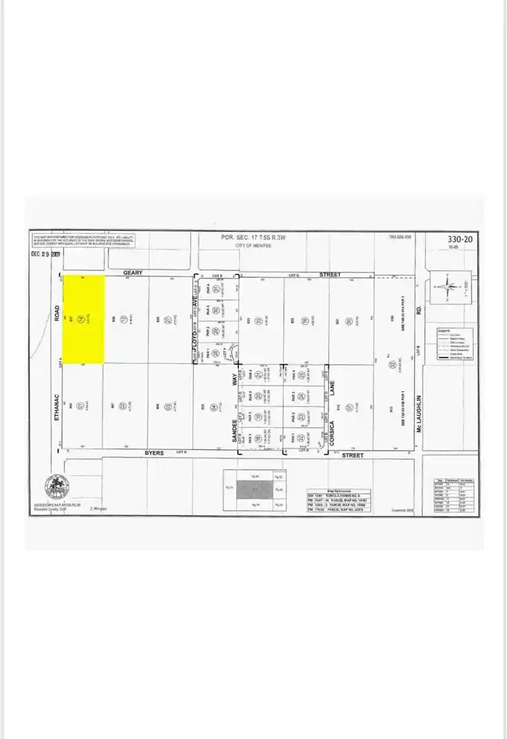 Land for sale at 0 Ethanac, Sun City, CA 92585 | MLS# SR25221009