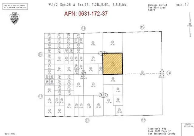9th image of 40 Ac Joshua Tree, Joshua Tree, CA 92252 | MLS# HD25223497