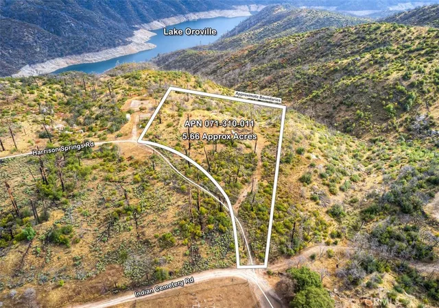 Photo 3 of Land for sale at 0 Harrison Springs, Berry Creek, CA 95916 | MLS# SN25233489 | Listing updated on 2026-04-06