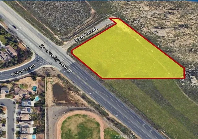 1st image of 0 Ne Corner Of Ramona Expressway & Rider St, Perris, CA 92571 | MLS# IV25235052