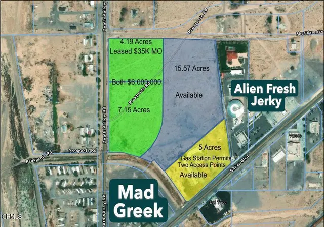 Land for sale at 56501 Death Valley Rd, Baker, CA 92309 | MLS# P1-24524