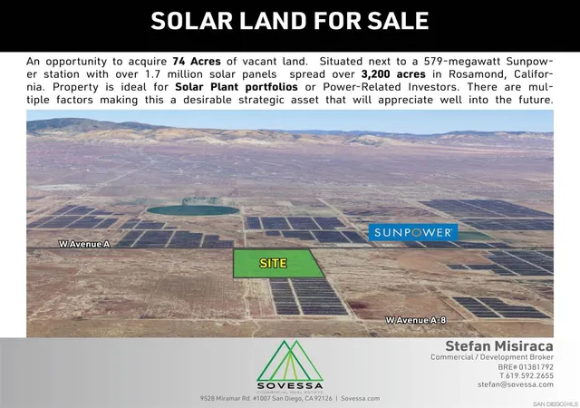 Photo 1 of Land for sale at 0 W Ave A, Lancaster, CA 93536 | MLS# 250041607SD | Listing updated on 2026-09-30