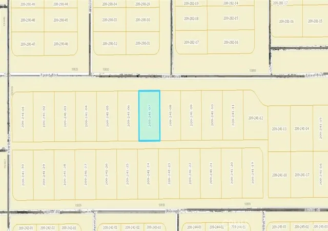 Photo 1 of Land for sale at 7 Forest Blvd, California City, CA 93505 | MLS# SR25242688 | Listing updated on 2026-09-22
