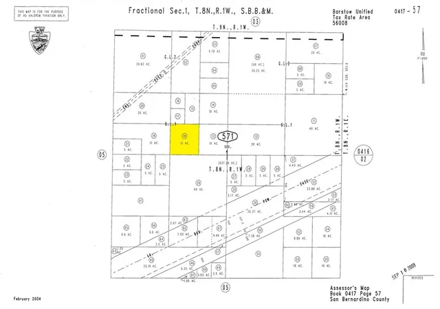 Homes for sale in Barstow, CA | 0 Near Power Line Rd, Barstow, CA 92311 | MLS# SW25245619