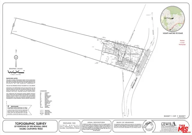 Photo 3 of Land for sale at 5911 Bonsall Dr, Malibu, CA 90265 | MLS# 25614239 | Listing updated on 2026-10-09