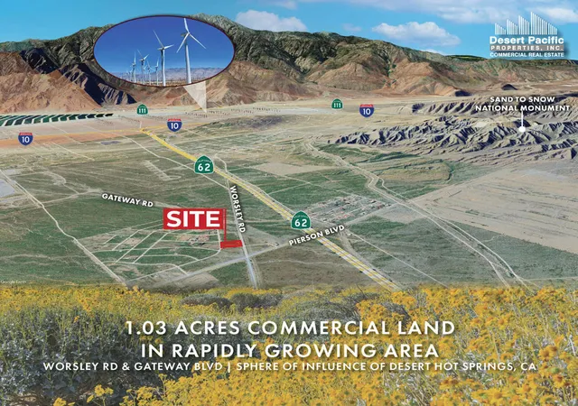 Photo 1 of Land for sale at 0 Worsley Rd & Gateway Blvd, Desert Hot Springs, CA 92240 | MLS# 219138268DA | Listing updated on 2026-09-08
