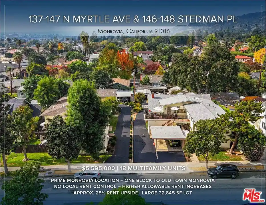 Multi family home for sale at 137 N Myrtle Ave, Monrovia, CA 91016 | MLS# 25625357