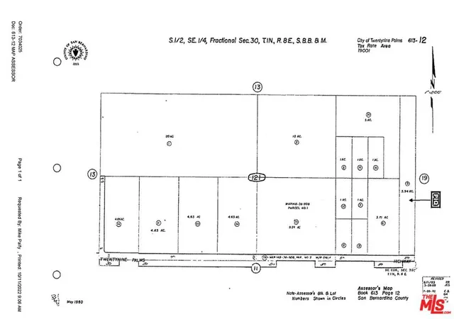 Land for sale at 29 Palms Hwy, Twentynine Palms, CA 92277 | MLS# 25626299 | Listing updated on 2026-04-08