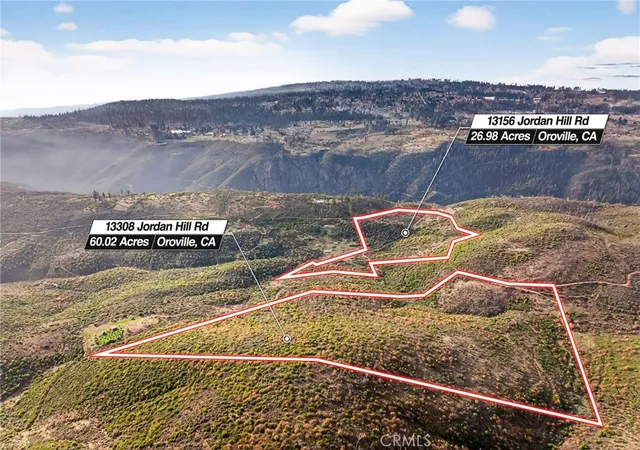 Photo 2 of Land for sale at 13308 Jordan Hl, Oroville, CA 95965 | MLS# SN25274874 | Listing updated on 2026-06-19