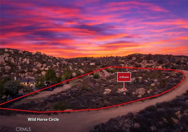 Photo 1 of Land for sale at 0 Wild Horse Cir, Aguanga, CA 92536 | MLS# IV25281308 | Listing updated on 2026-05-13