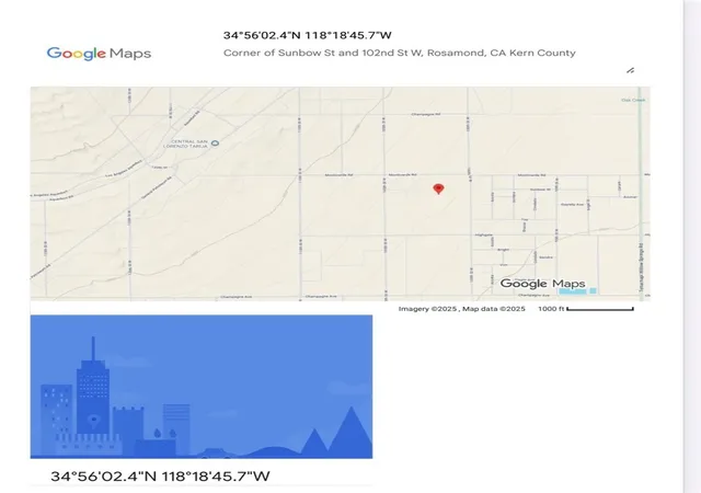 Photo 1 of Land for sale at 0 Sunbow, Rosamond, CA 92530 | MLS# CV26000050 | Listing updated on 2026-06-23