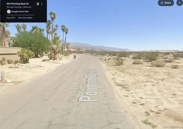 Photo 3 of Land for sale at 0 Pointing Rock, Borrego Springs, CA 92004 | MLS# 2600313SD | Listing updated on 2026-01-08
