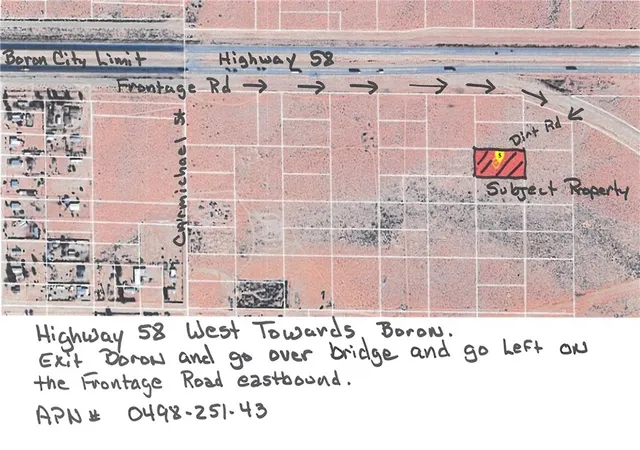 Photo 1 of Land for sale at 43 Vacant Land, Boron, CA 93516 | MLS# HD26004086 | Listing updated on 2026-09-24