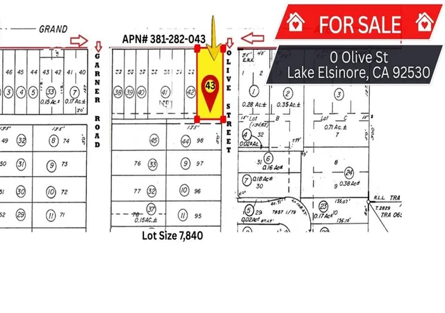 Homes for sale in Lake Elsinore, CA | 0 Olive, Lake Elsinore, CA 92530 | MLS# SW26010710