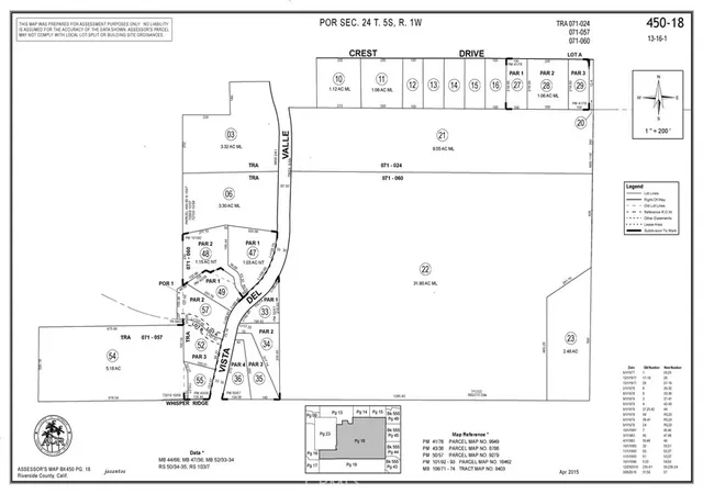 Photo 3 of Land for sale at 0 Vista Del Valle, Hemet, CA 92544 | MLS# SW26015605 | Listing updated on 2026-01-22