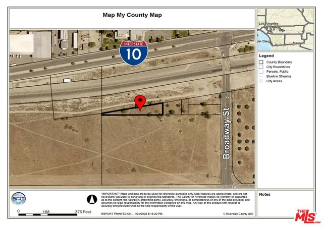 Photo 2 of Land for sale at 14140 Broadway (vicinity) St, Cabazon, CA 92230 | MLS# 26642837 | Listing updated on 2026-09-30