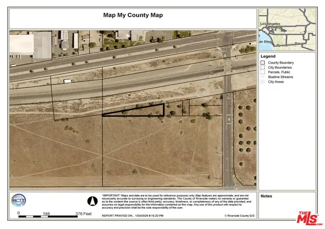Photo 3 of Land for sale at 14140 Broadway (vicinity) St, Cabazon, CA 92230 | MLS# 26642837 | Listing updated on 2026-09-30